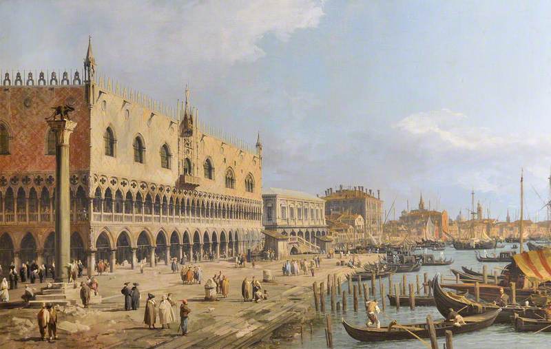Canaletto, 1697-1768; The Doge's Palace, Venice