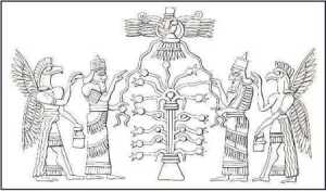 Ancient Akkadians honour their tree of life