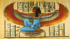 The Goddess Isis, wife of Osiris