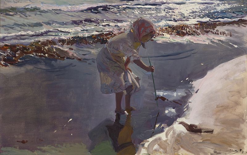 800px-Joaquín_Sorolla_-_Buscando_Mariscos,_Playa_de_Valencia